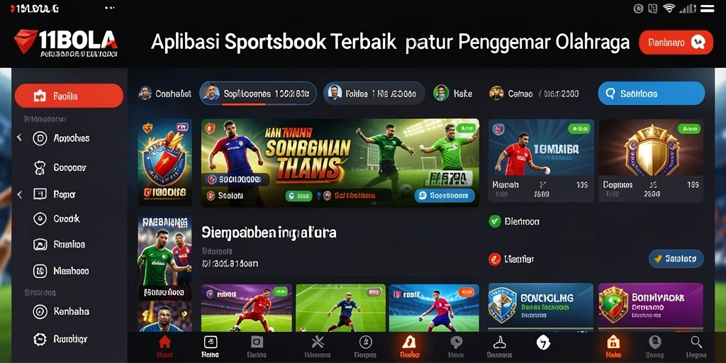 Tampilan antarmuka 11BOLA saat melakukan taruhan olahraga.