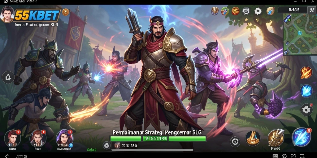 Tampilan gameplay mendalam dan menantang di 55KBET.