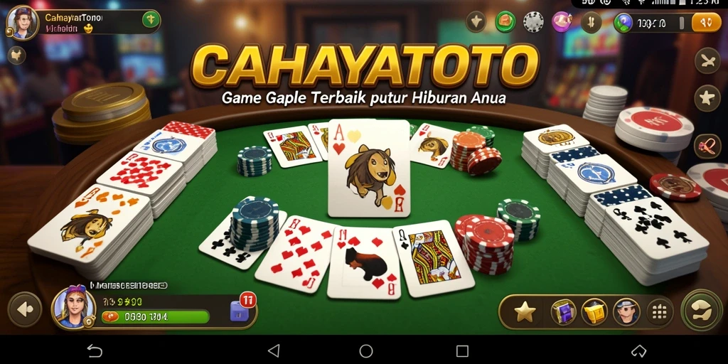 Tampilan gameplay seru dalam CAHAYATOTO yang memikat.