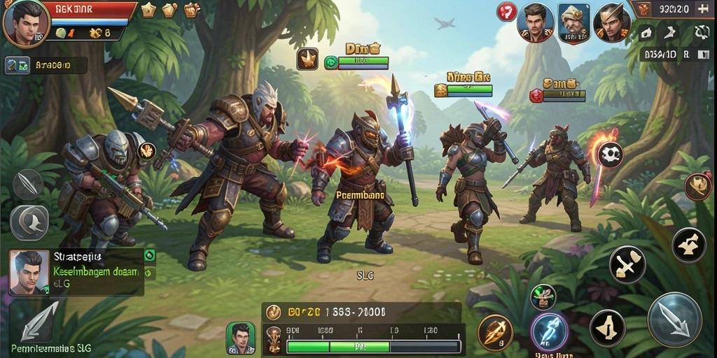 Screenshot gameplay DKK yang mendebarkan dan penuh strategi.