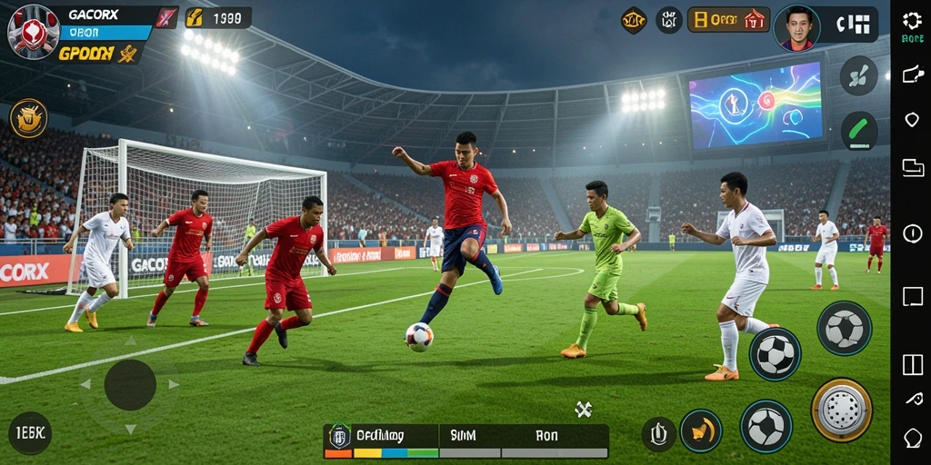 Tampilan gameplay GACORX yang mendebarkan.