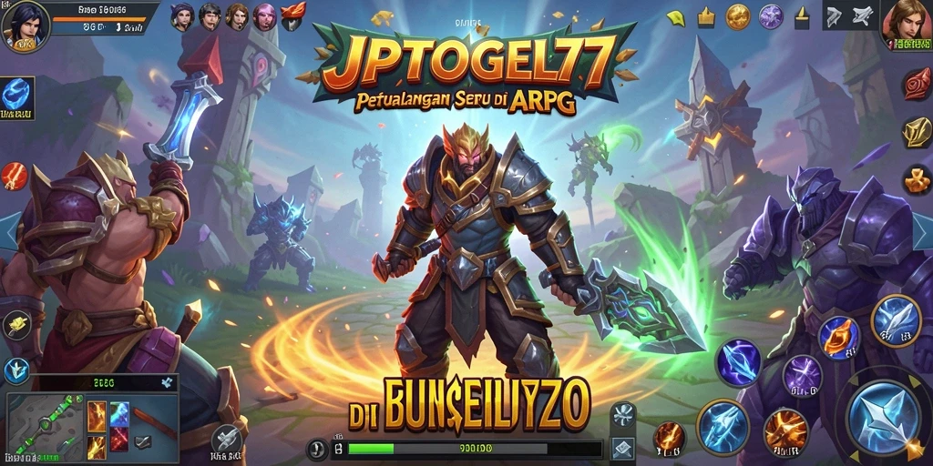 Tampilan gameplay seru dari JPTOGEL77 yang menampilkan pertempuran epik.