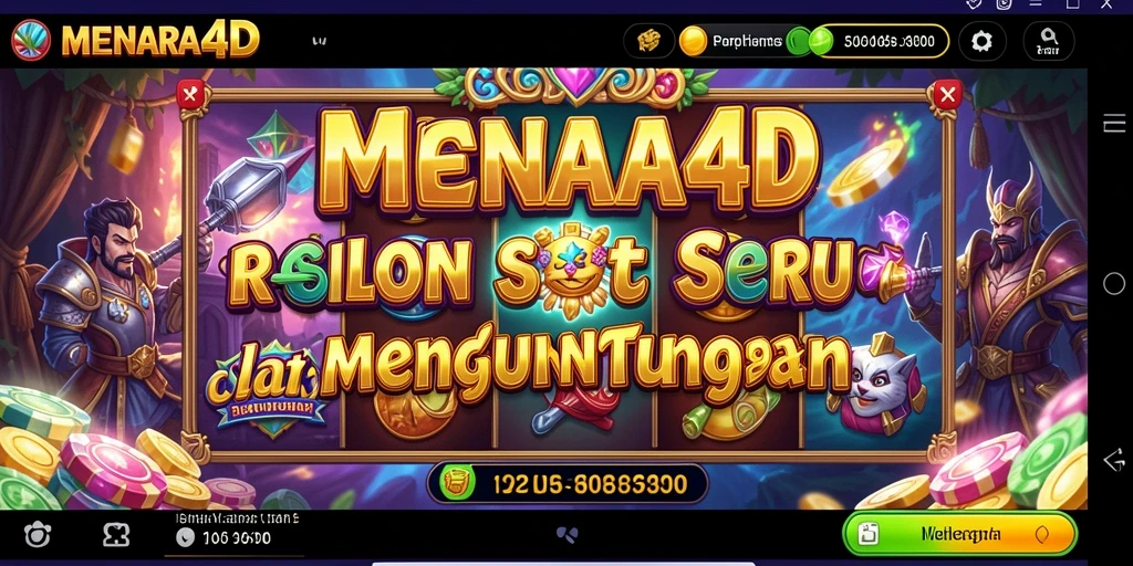 Tampilan gameplay seru dan mengasyikkan di MENARA4D.