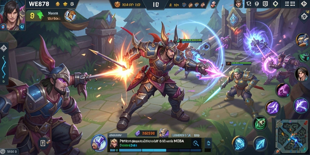 Tangkapan layar gameplay WE878 yang penuh aksi dan strategi.