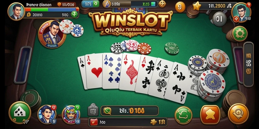 Gameplay seru WINSLOT dalam permainan QiuQiu dengan teman-teman.